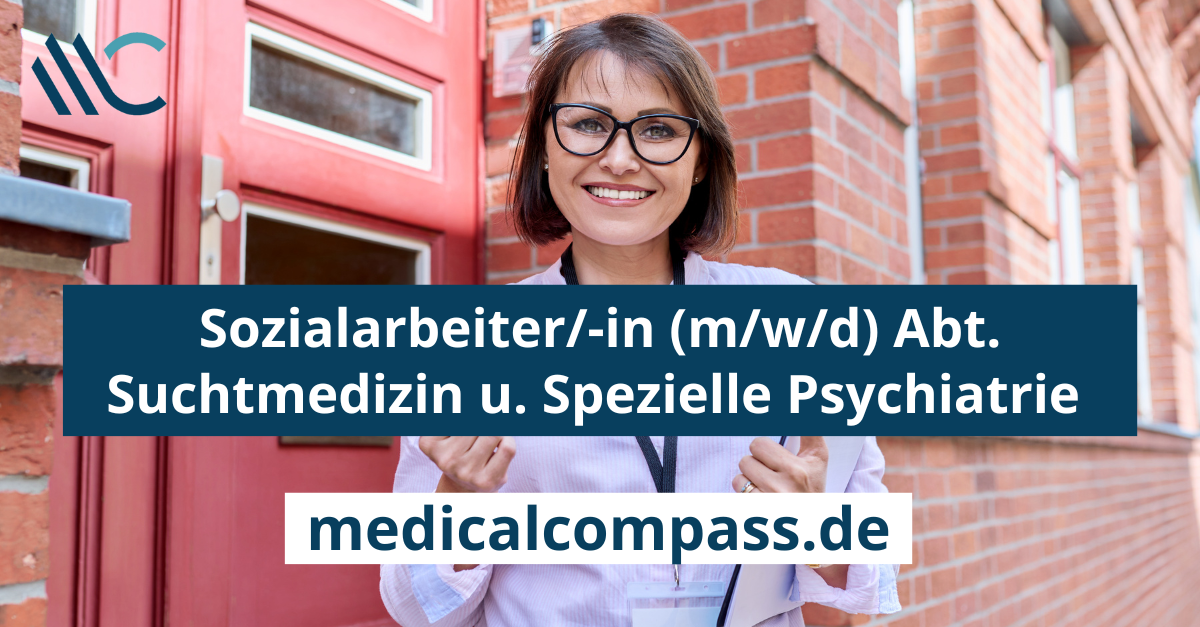 Envato: valeriygoncharukphoto LWL Klinik Hemer Hans Prinzhorn Klinik Sozialarbeiter/-in Abt. Suchtmedizin u. Spezielle Psychiatrie medicalcompass.de