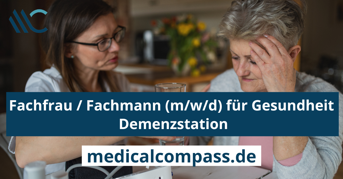 halfpoint Fachfrau / Fachmann für Gesundheit Demenzstation St. Gallen Schweiz medicalcompass.de